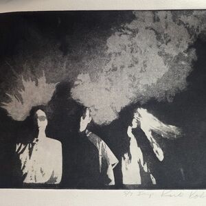 Contemporary Black and White Art Print